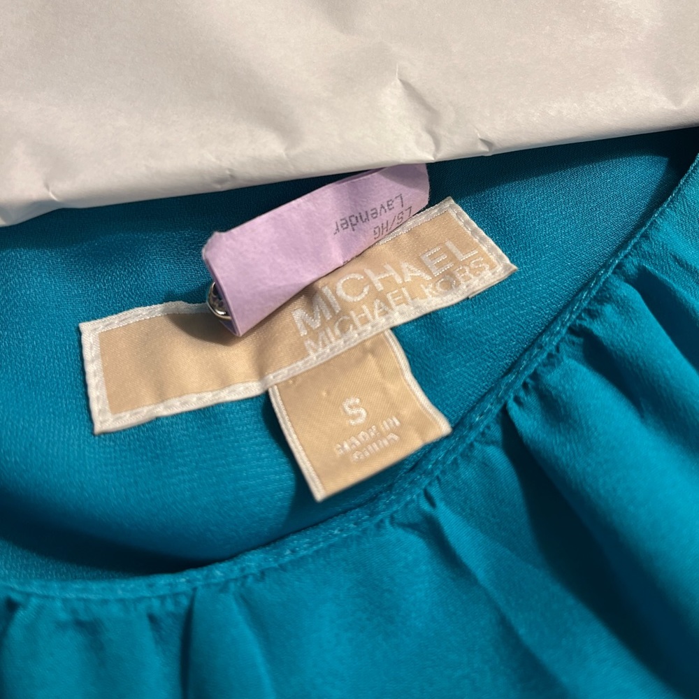 Teal S Michael Kors dress. Barely worn. Great for work!
